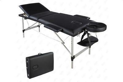 New 84" 3fold Portable Aluminum Massage Table Facial Spa Bed Tattoo W/carry Case