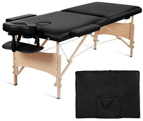 Folding Massage Table Portable Facial Spa Massage Bed W/carrying Bag