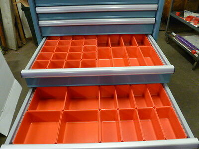 68pc 3" Deep Organizer Storage Bins Toolbox Tray  Dividers Fit Lista & Vidmar