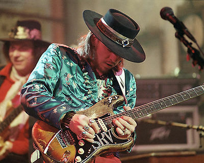 Stevie Ray Vaughan In Concert, 8x10 Color Photo